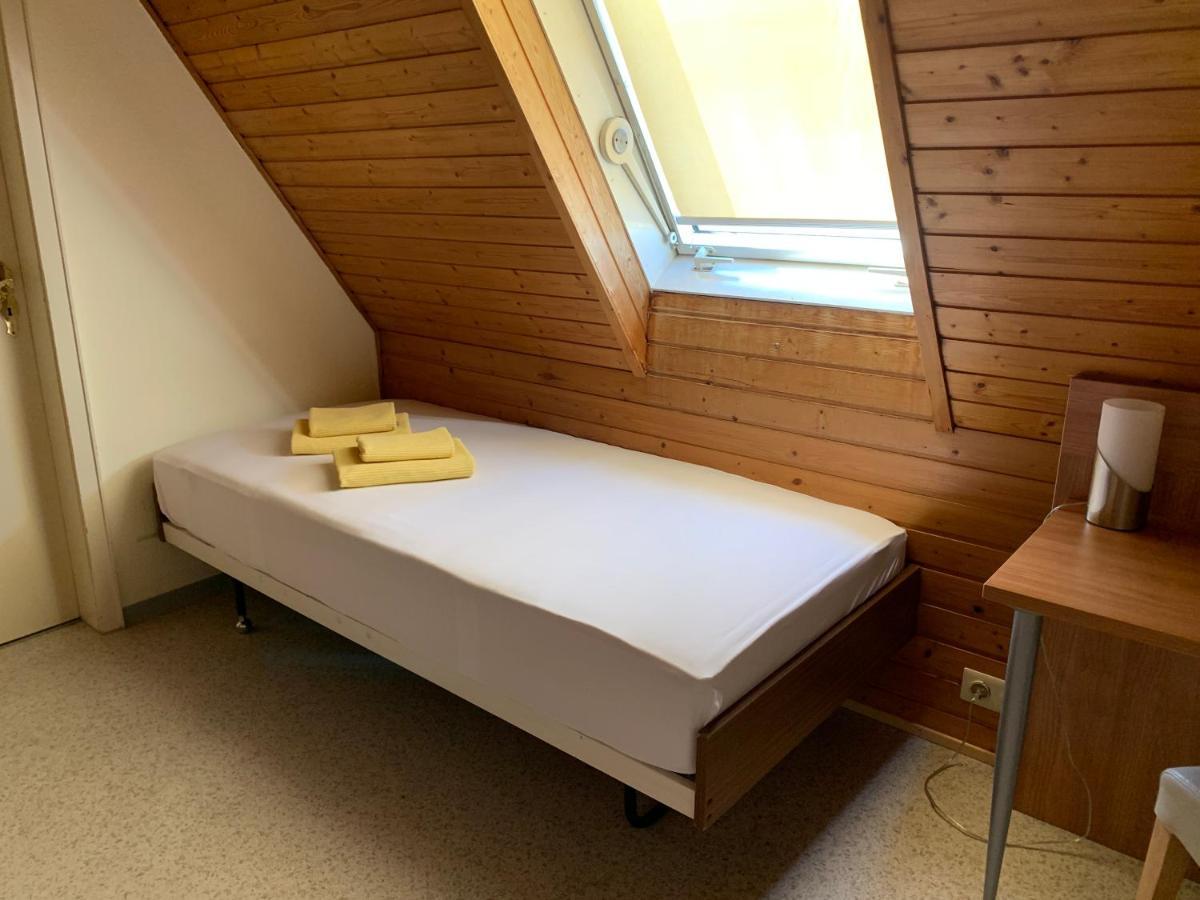 Gaestehaus An Der Rheinbruecke Altlussheim Eksteriør billede
